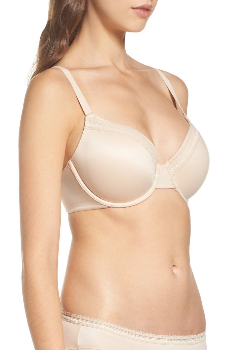Perfect Primer Underwire T-Shirt Bra, Alternate, color, SAND