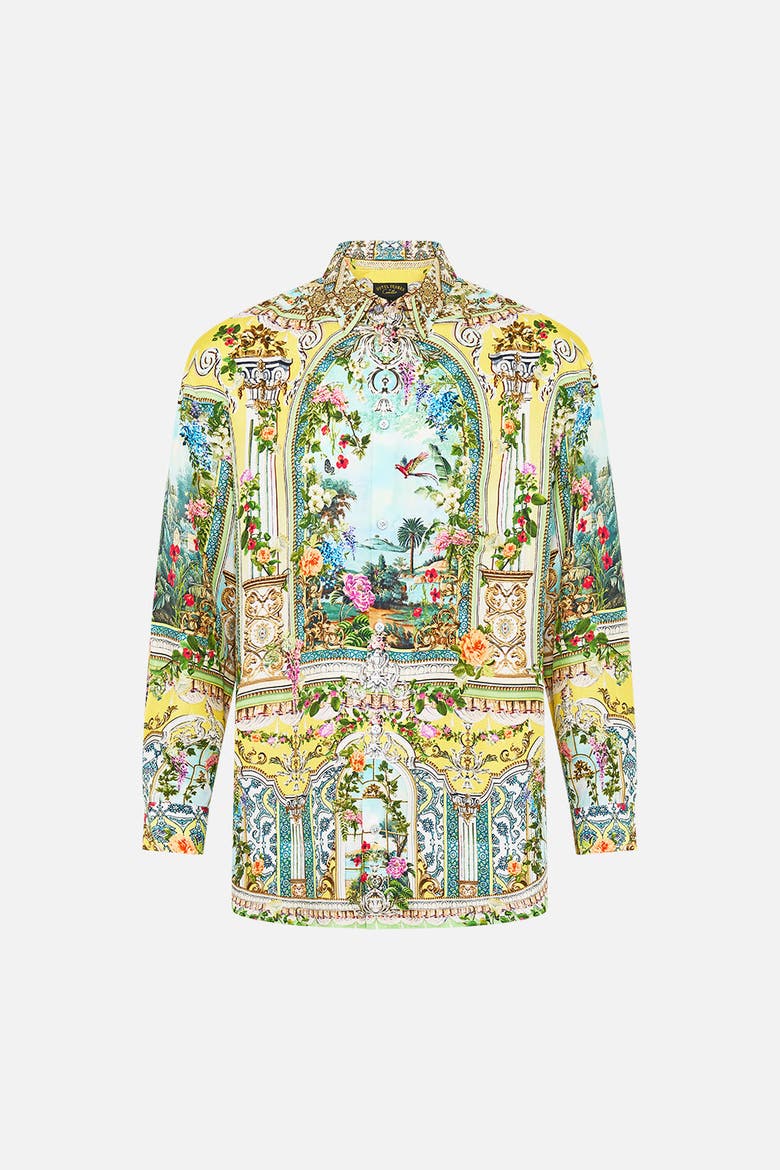 Long Sleeve Oversized Shirt Tales Of Topkapi Palace, Main, color, Tales Of Topkapi Palace
