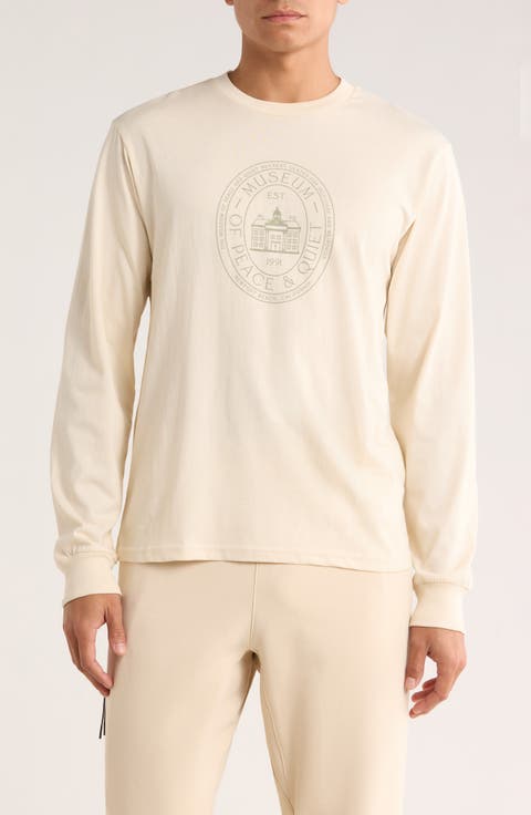 Retreat Center Long Sleeve Cotton Graphic T-Shirt