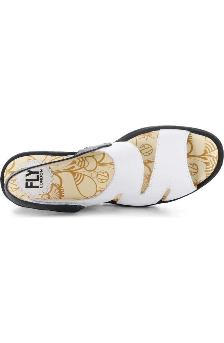 Fly London Yaad Slingback Platform Wedge Sandal, Alternate, color,