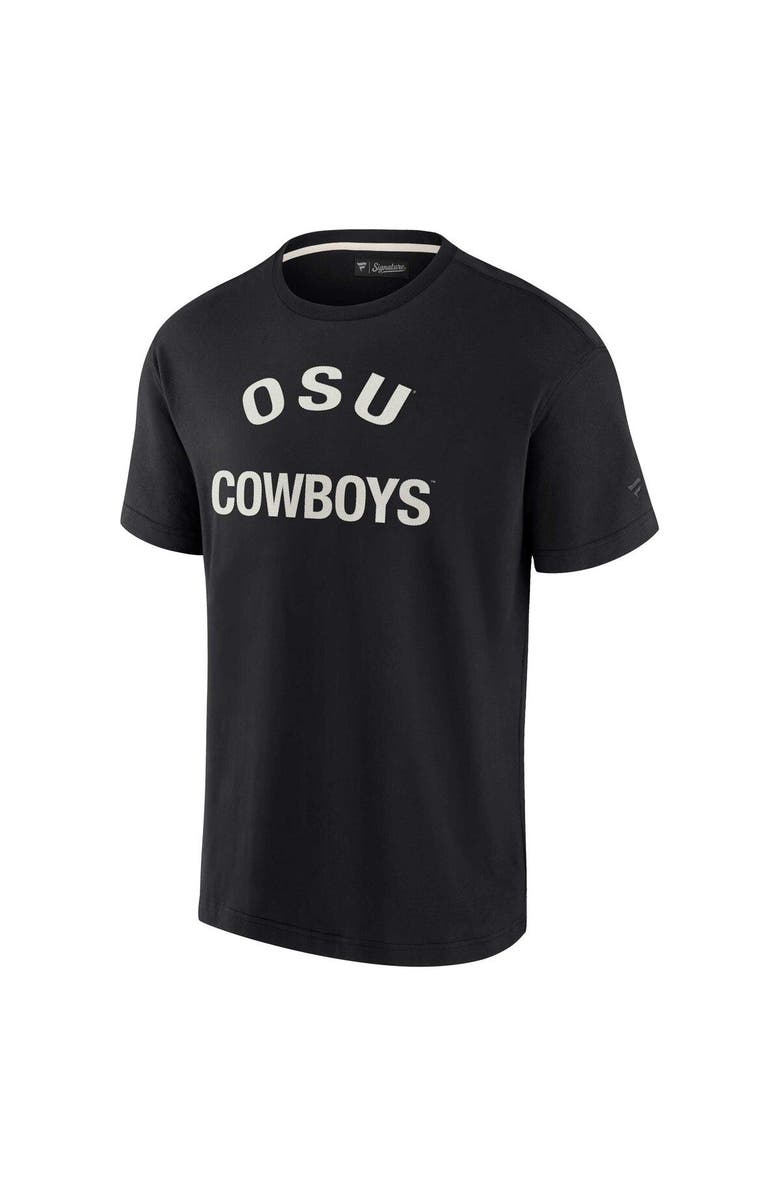 Fanatics Signature Unisex Fanatics Signature Black Oklahoma State Cowboys Elements Super Soft Short Sleeve T-Shirt, Alternate, color, Black