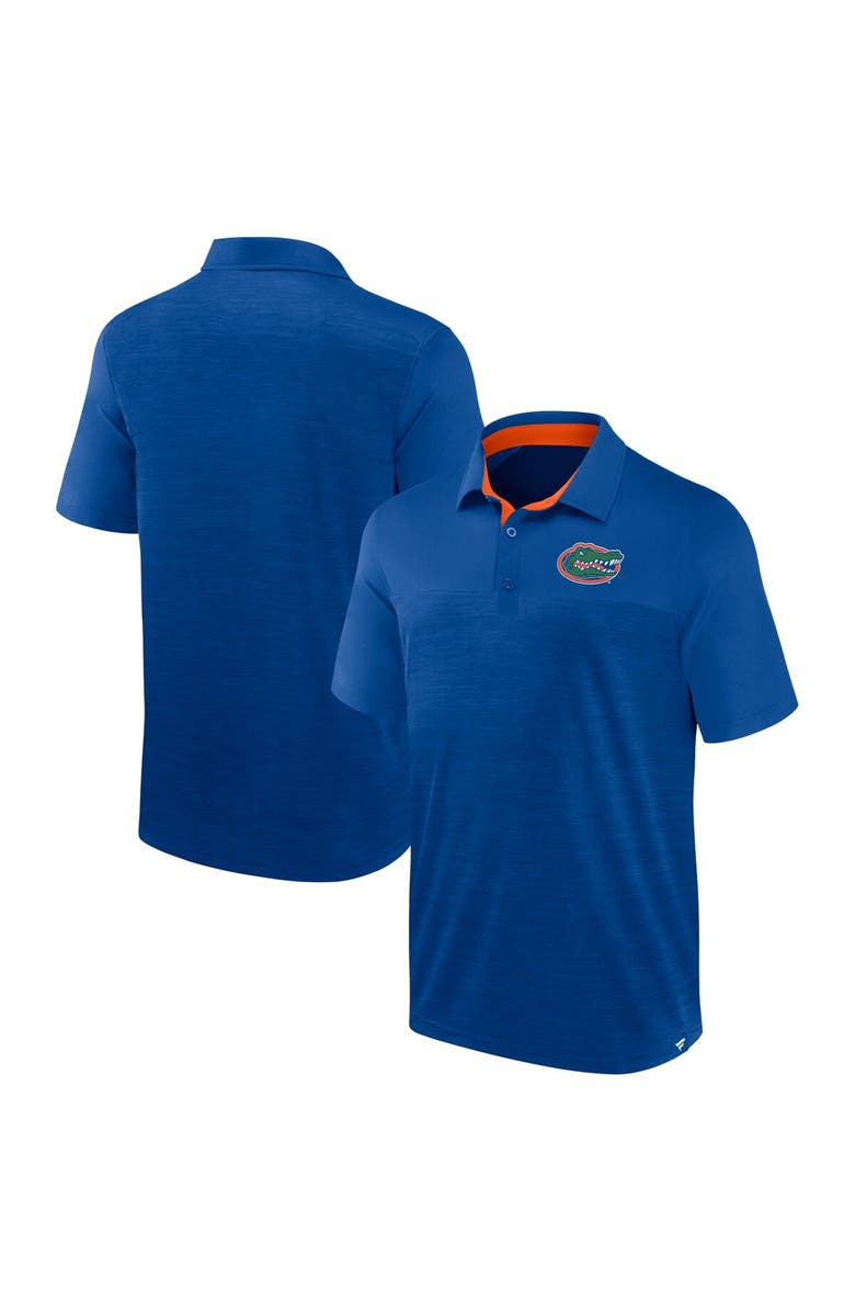 FANATICS Men's Fanatics Branded Heather Royal Florida Gators Classic Homefield Polo, Main, color, 