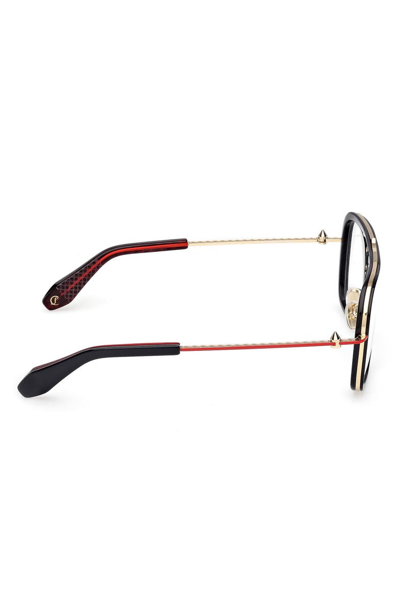 Christian Louboutin 58mm Navigator Optical Glasses, Alternate, color, 
