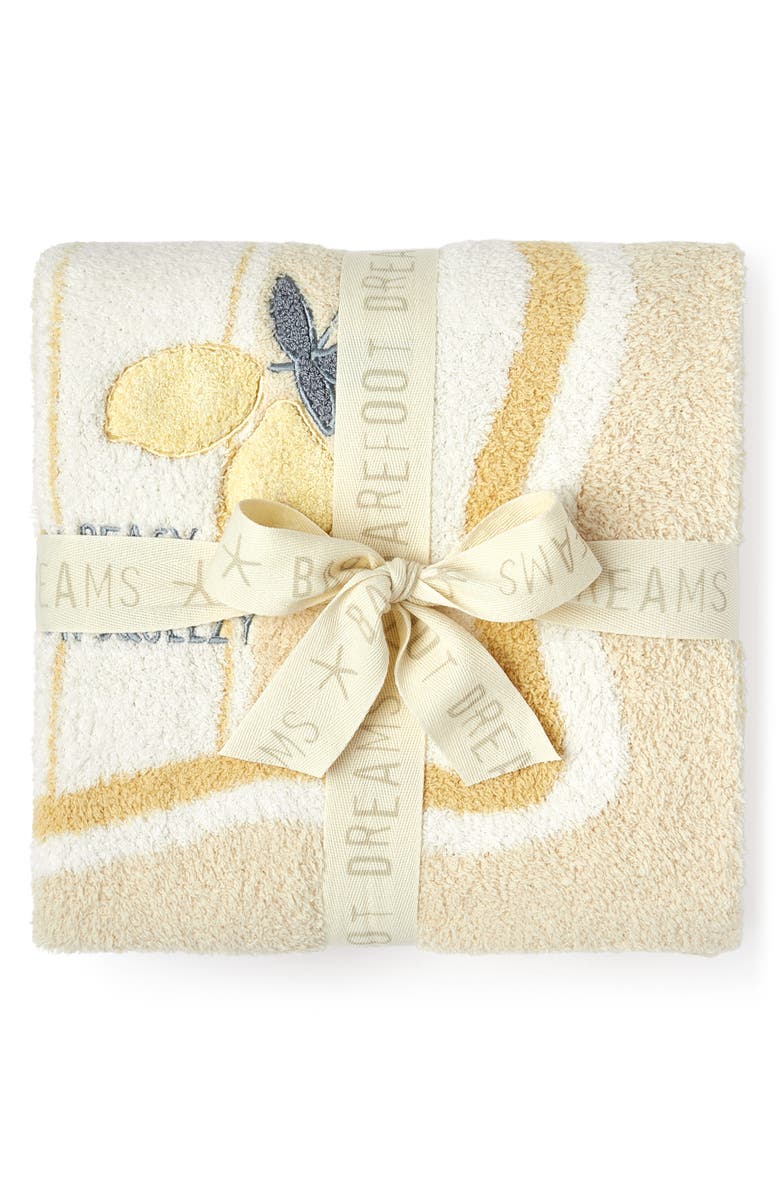 Barefoot Dreams<sup>®</sup> CozyChic<sup>®</sup> Lemon Stroller Blanket, Main, color, Daffodil Multi