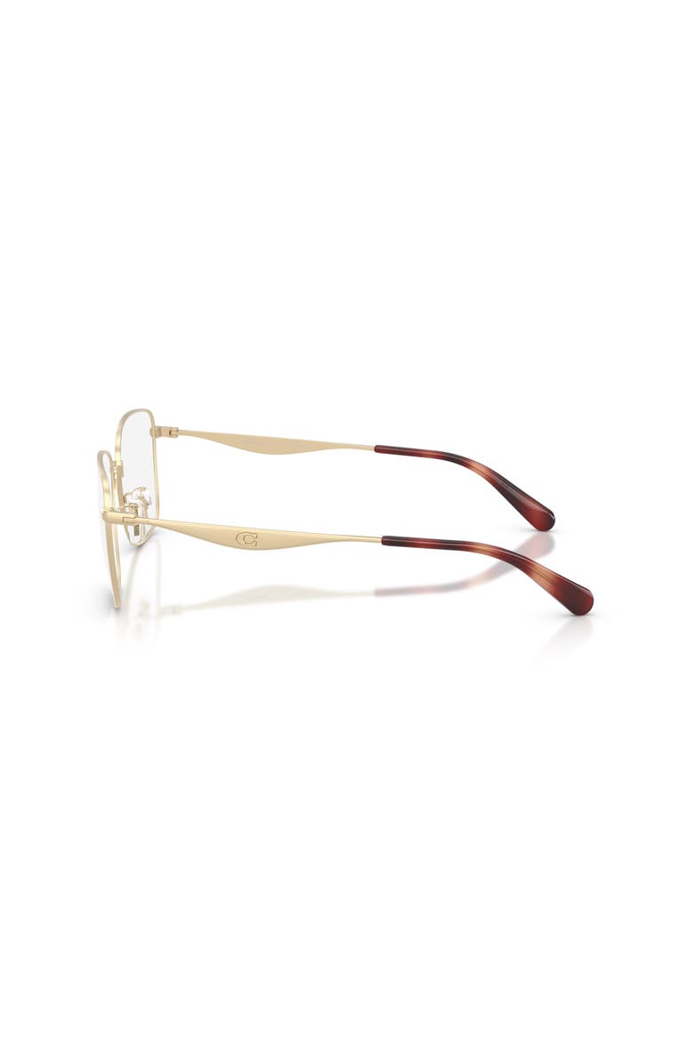 54mm Square optical glasses, Alternate, color, Gold