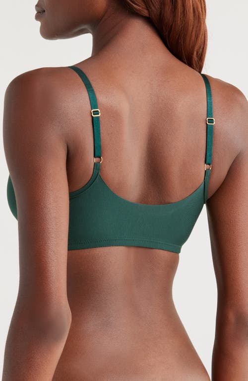 Commando Butter Bralette In Green