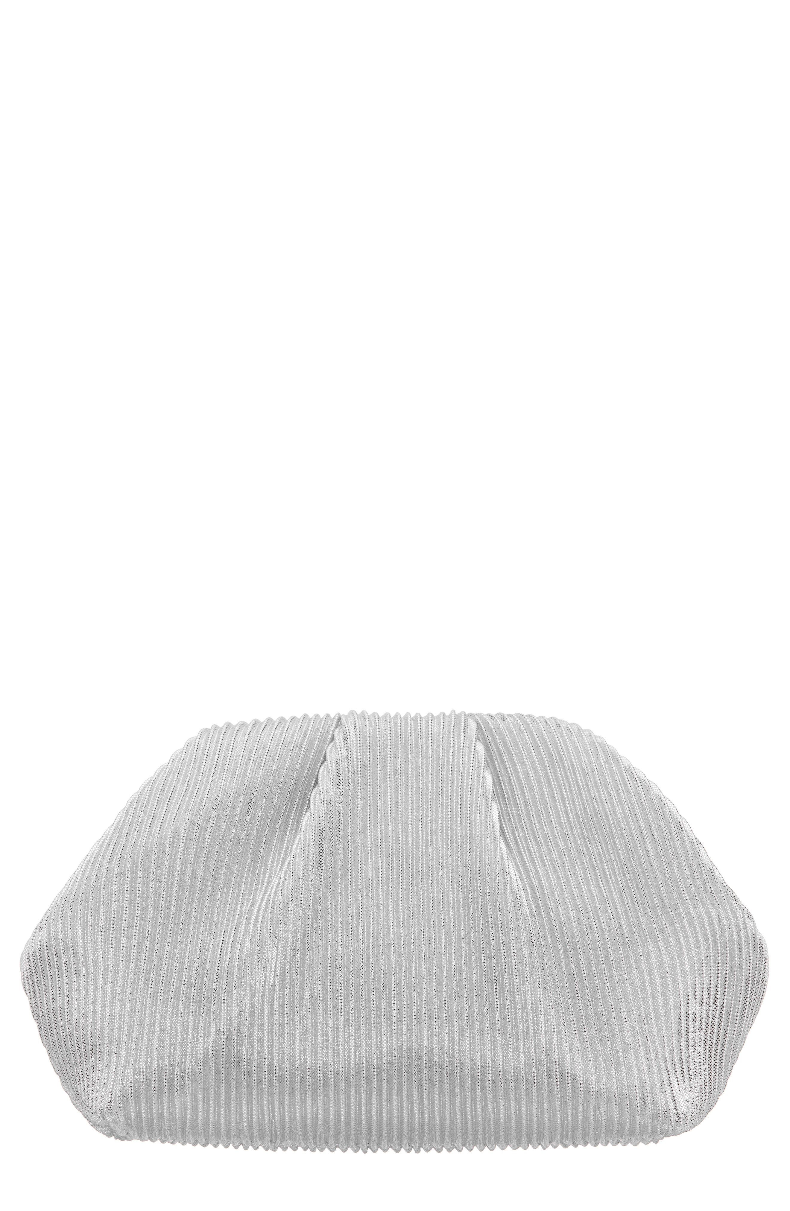 Nina Emmy Clutch, Main, color, Silver
