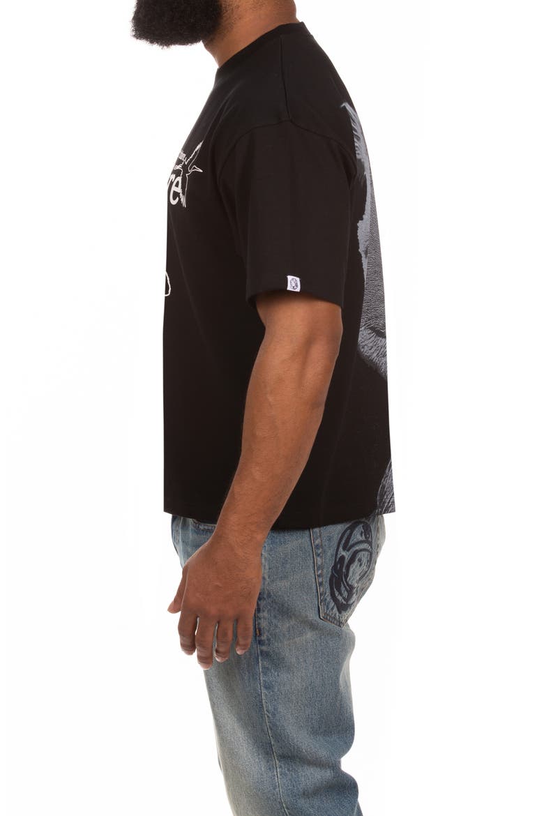 Shoebill Graphic T-Shirt, Alternate, color, BLACK