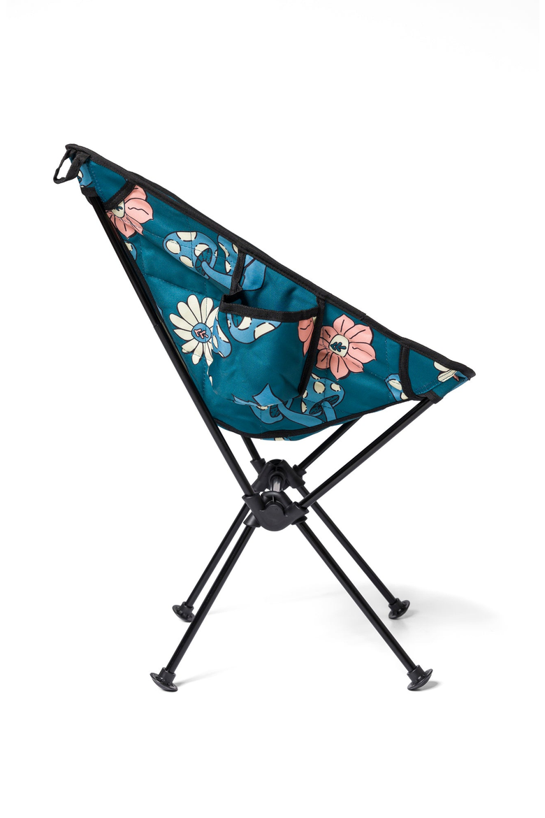 Shrooms Quilted Packable Camp Chair, Alternate, color, Dusty Teal