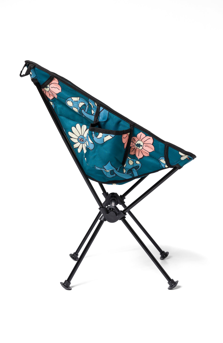 Parks Project Shrooms Quilted Packable Camp Chair, Alternate, color, Dusty Teal