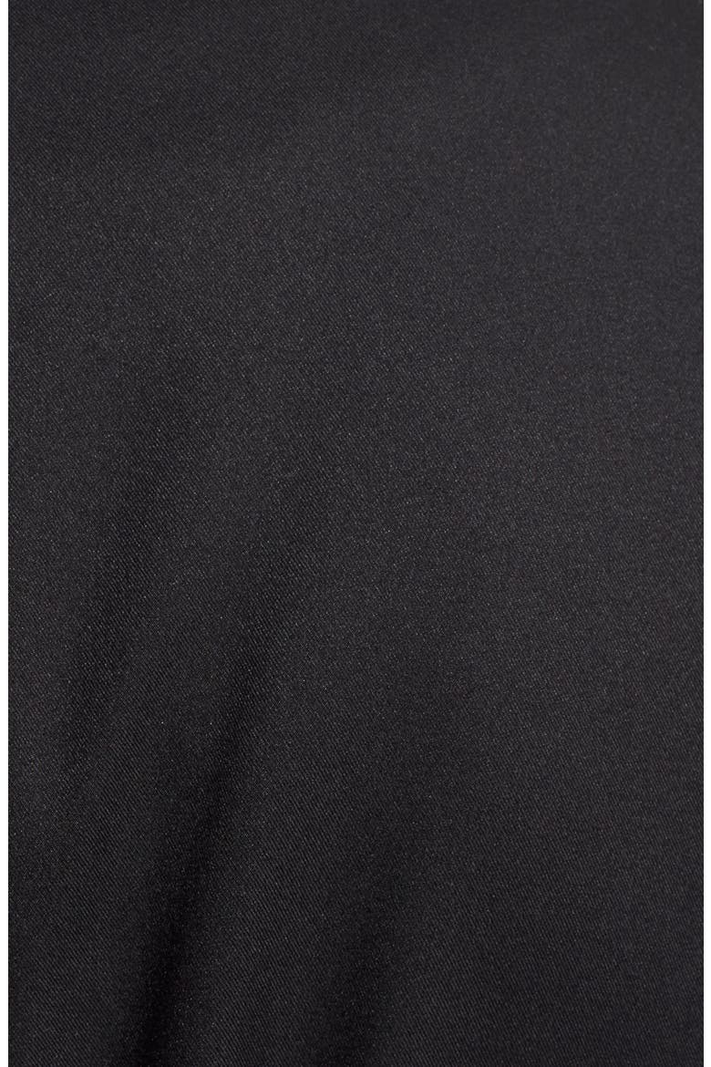 Twill Trench Coat, Alternate, color, BLACK