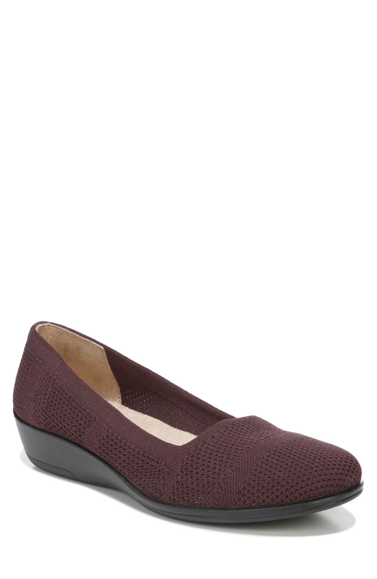 Immy Wedge Loafer, Main, color, PINOT NOIR