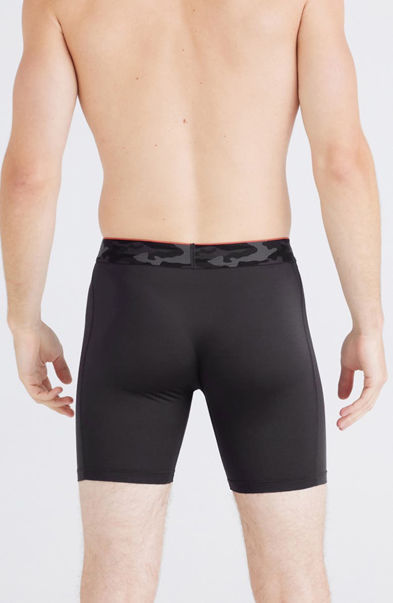 SAXX Assorted 2-Pack Multi-Sport Mesh Performance Boxer Briefs, Alternate, color, Remote Camo Wb/Black