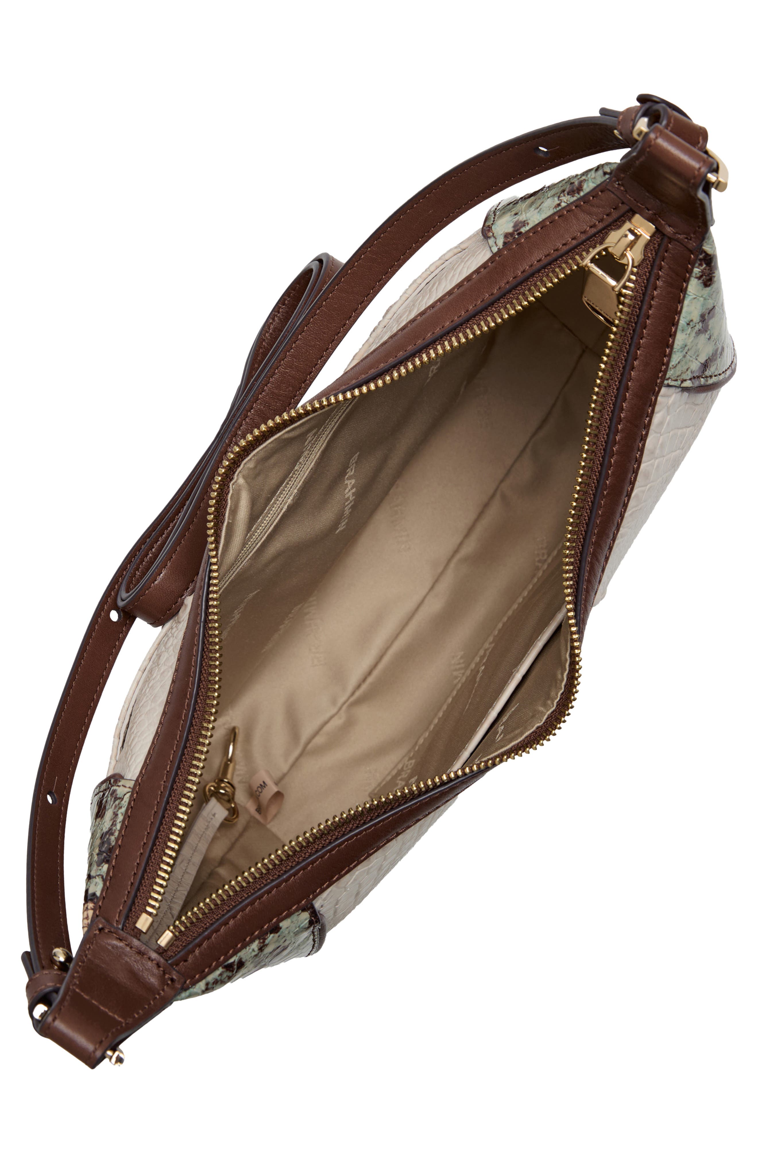 Corinne Croc Embossed Leather Crossbody, Alternate, color, MULTI GENOA