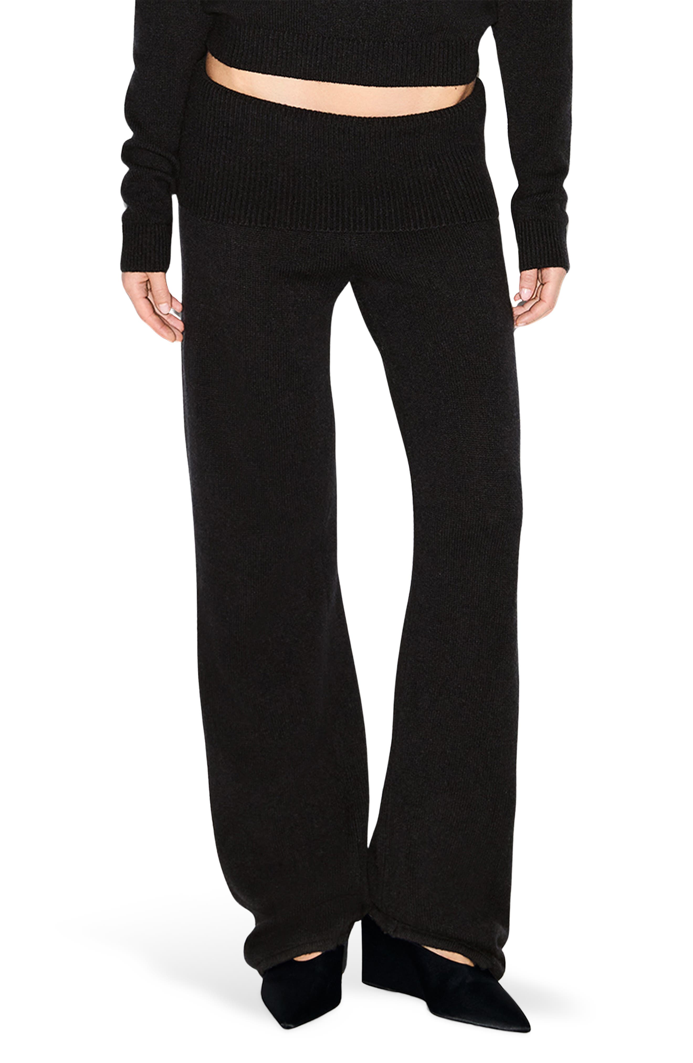 Foldover Knit Pants