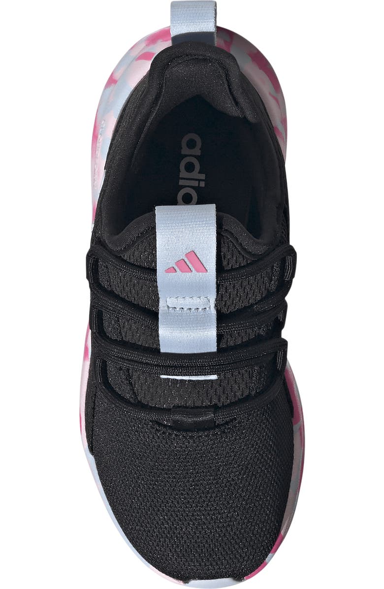 adidas Kids' Lite Racer Adapt 8.0 Sneaker, Alternate, color, Black/ Crystal Sky/ Shock Pink