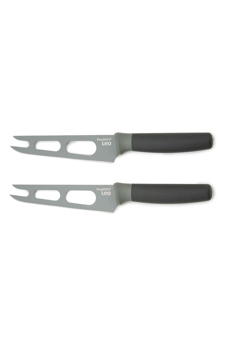 BergHOFF Leo Balance Nonstick Cheese Knife 2-Piece Set, Main, color, Gray