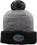 TOP OF THE WORLD Women's Top of the World Black Florida Gators Snug Cuffed Knit Hat with Pom