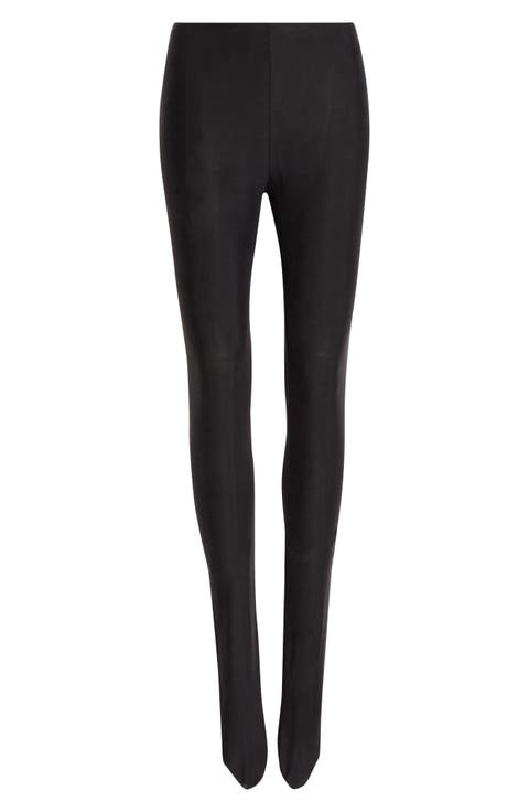 Stretch Cupro Leggings