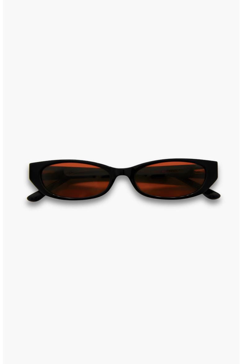 Gisele Cateye Polarized Sunglasses, Main, color, Black