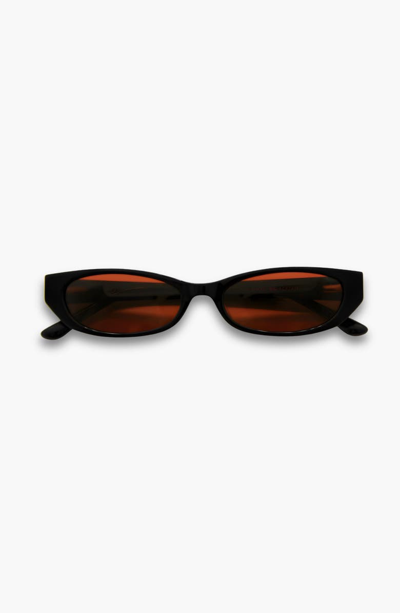 INDY Gisele Cateye Polarized Sunglasses, Main, color, Black
