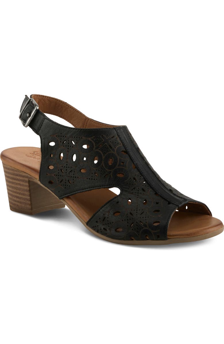 Spring Step Kovach Slingback Sandal, Main, color, Black