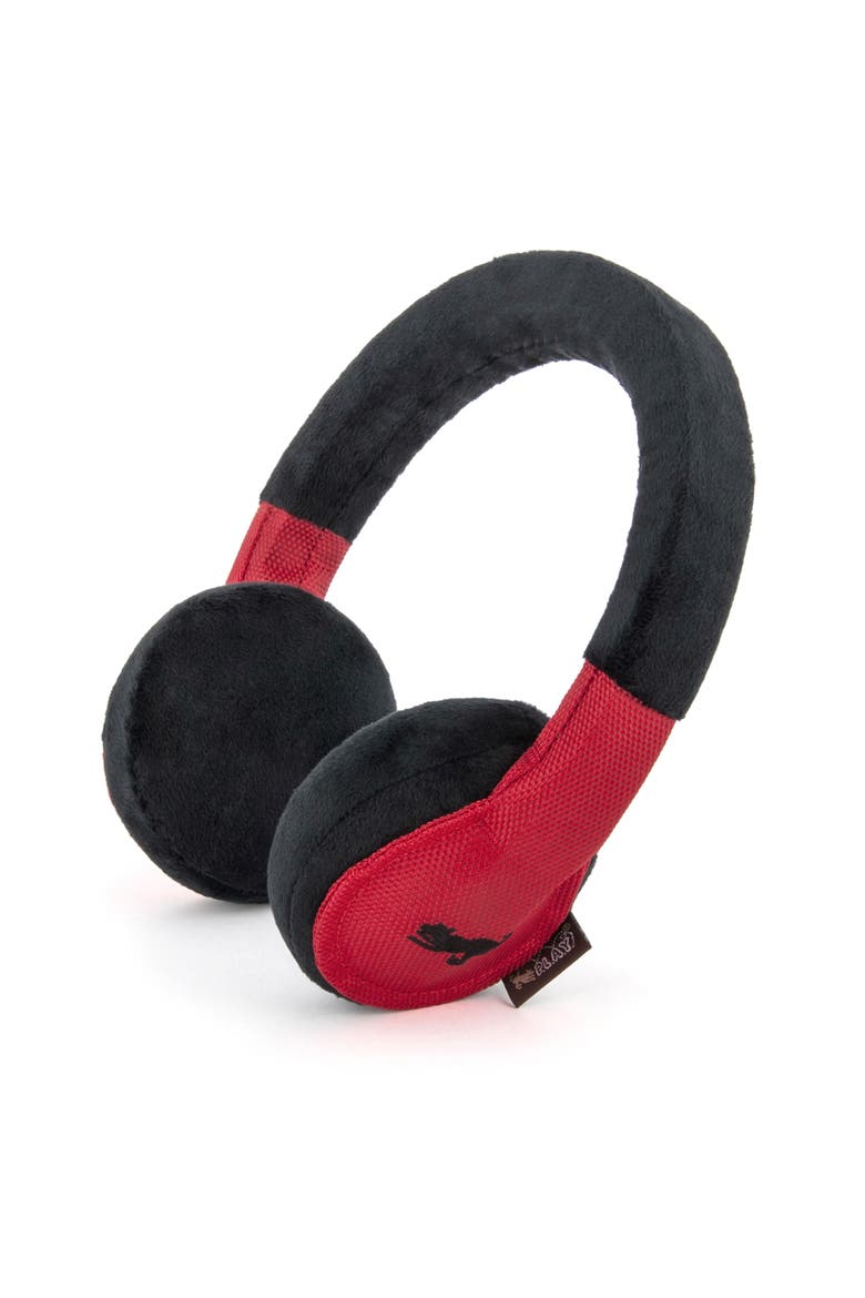 Globetrotter Howling Hound Headphones, Plush Dog Toy, Main, color, Multicolored