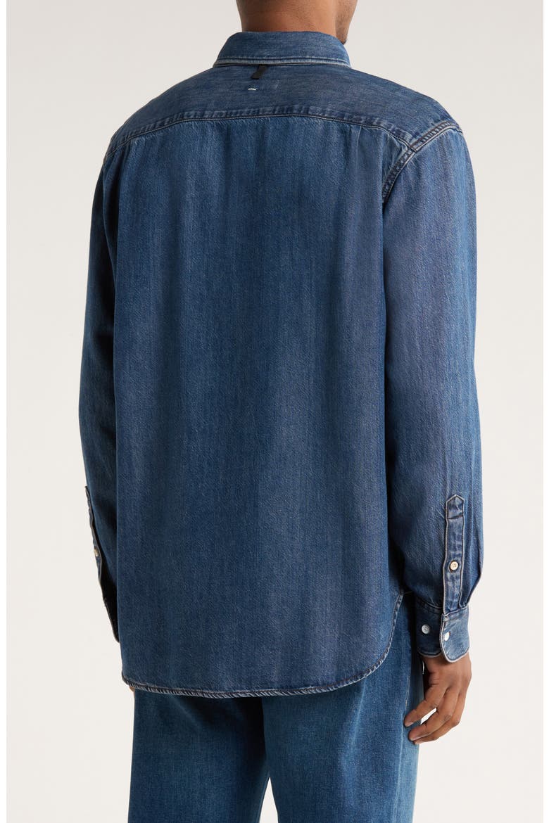 Finch Featherweight Denim Button-Up Shirt, Alternate, color, KNMRE