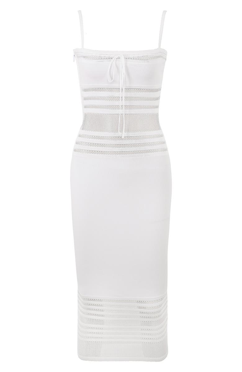 HOUSE OF CB Gia Midi Sweater Dress, Alternate, color, Ivory