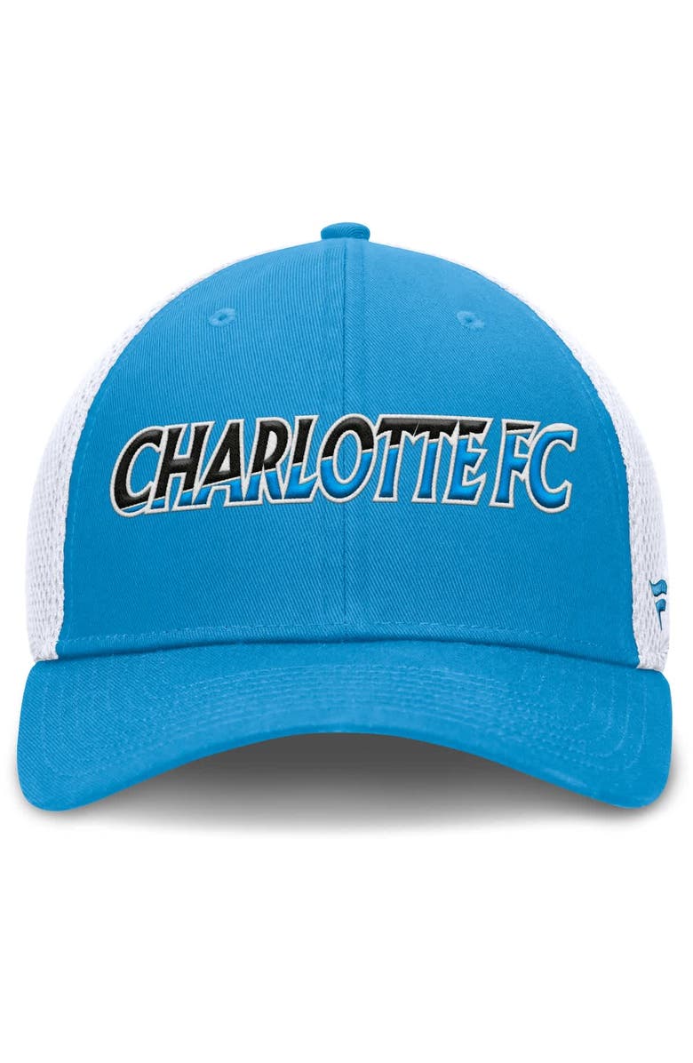 FANATICS Men's Fanatics Blue Charlotte FC Rocket Flex Hat, Alternate, color, Blue
