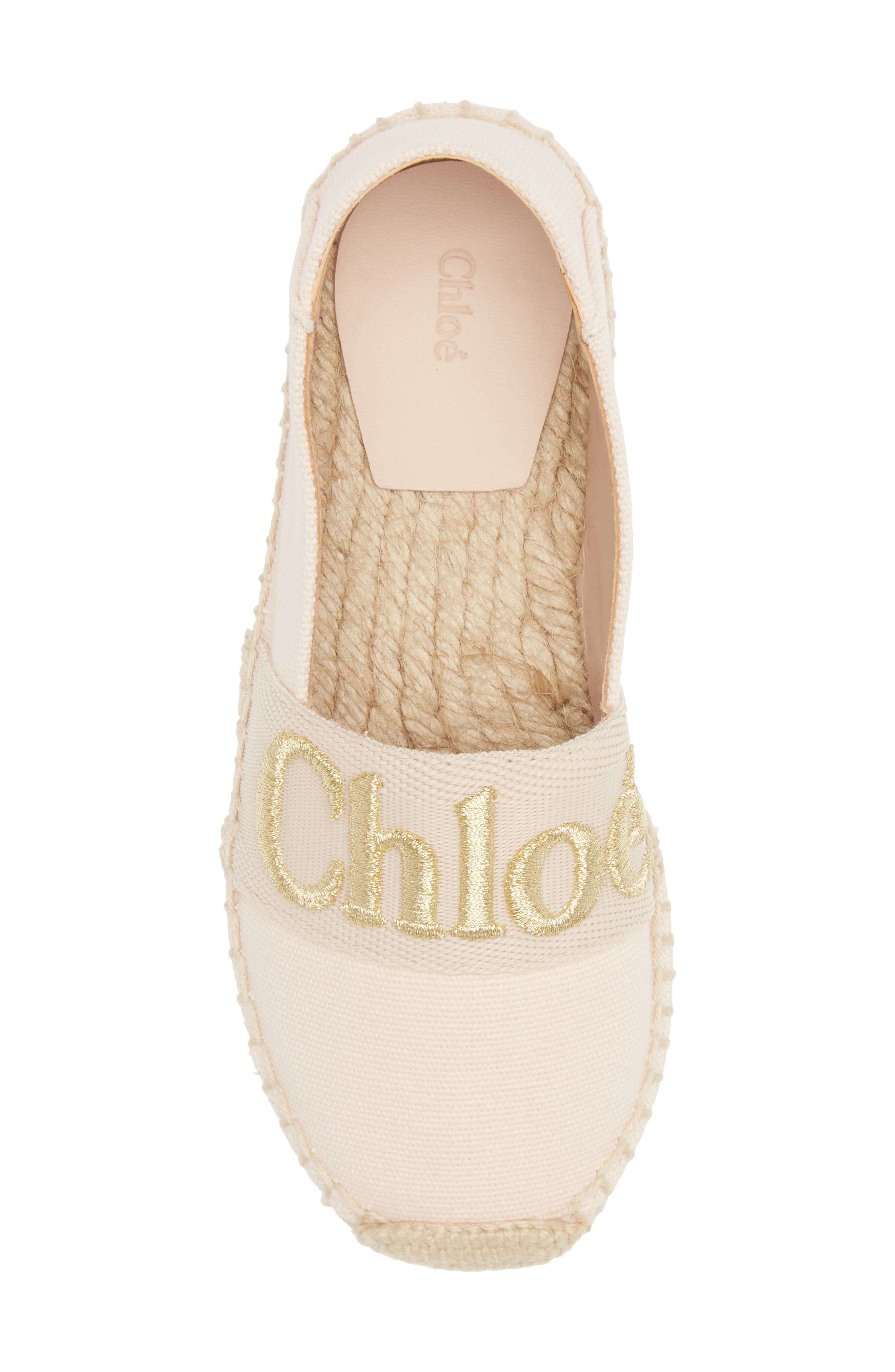Chloé Mini Me Logo Espadrille, Alternate, color, 