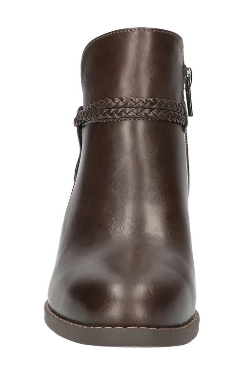 Bella Vita Women's Audrina Block Heel Booties In Brown