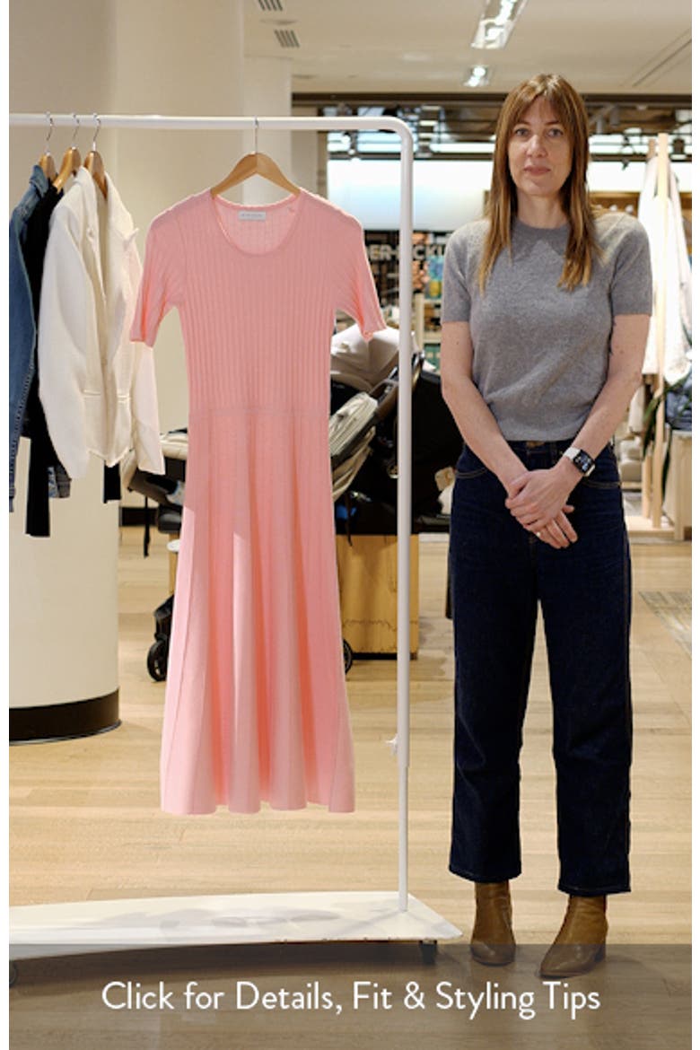 The Carla Pointelle Sweater Dress video