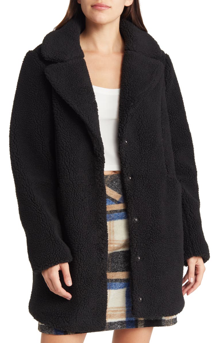 VERO MODA Donna Faux Fur Teddy Jacket, Main, color, 