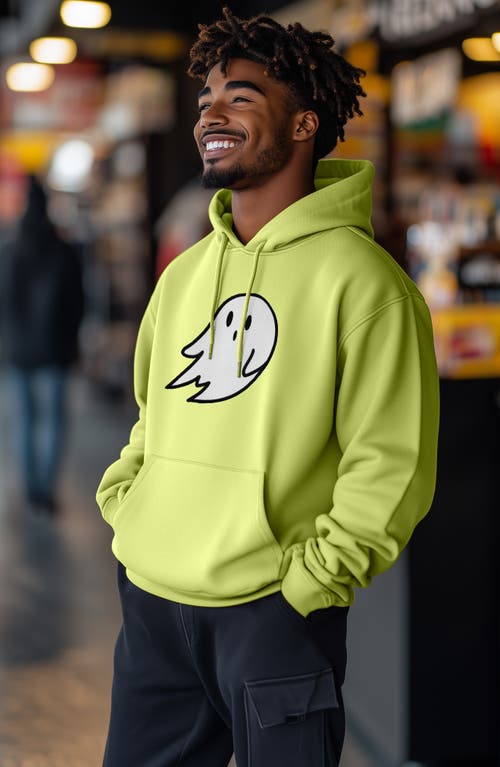 DALIX DALIX GIANT GHOST FLEECE HOODIE 