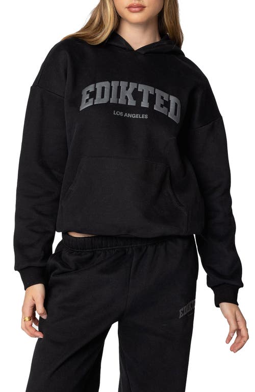Edikted La Logo Hoodie In Black