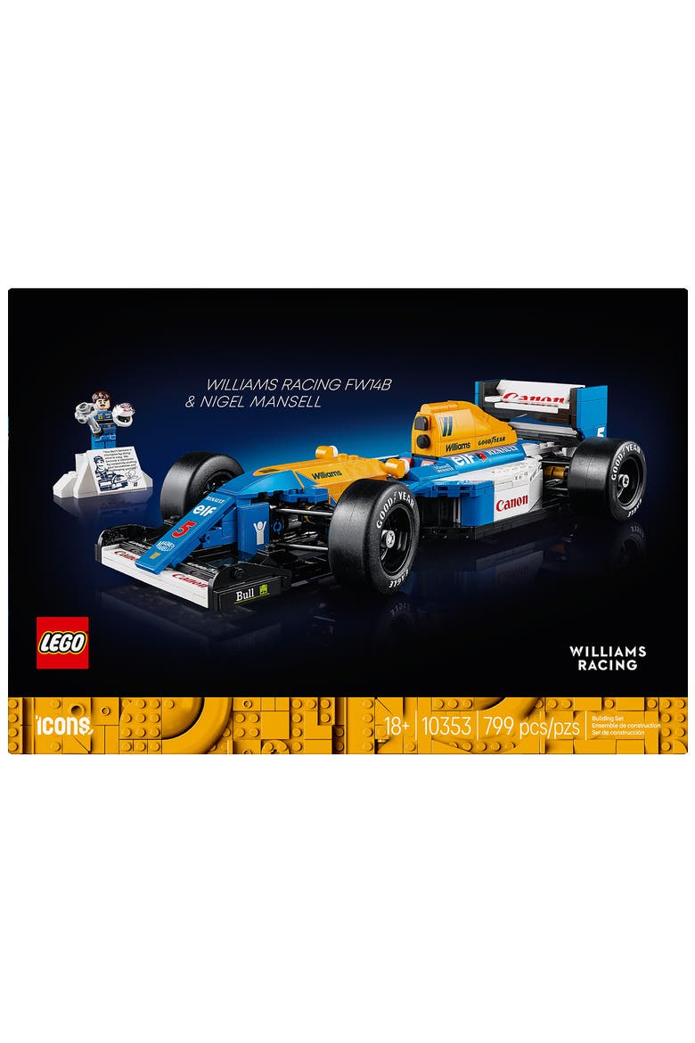 Williams Racing FW14B & Nigel Mansell 10353 Building Set, Alternate, color, MULTI