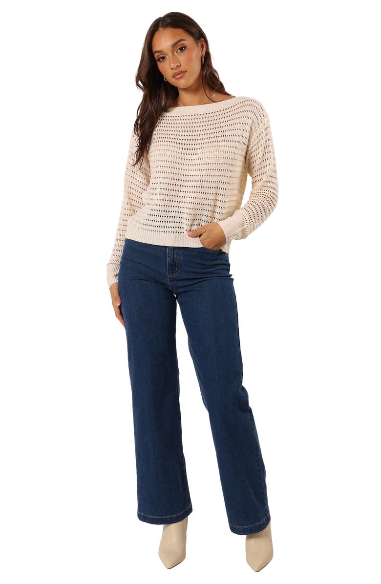 Petal & Pup Tricia Open Stitch Sweater, Alternate, color, 