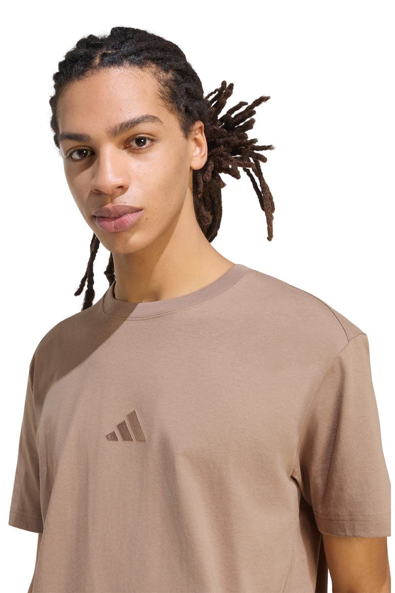 3-Bar Logo Cotton T-Shirt, Alternate, color, KHAKI SIX