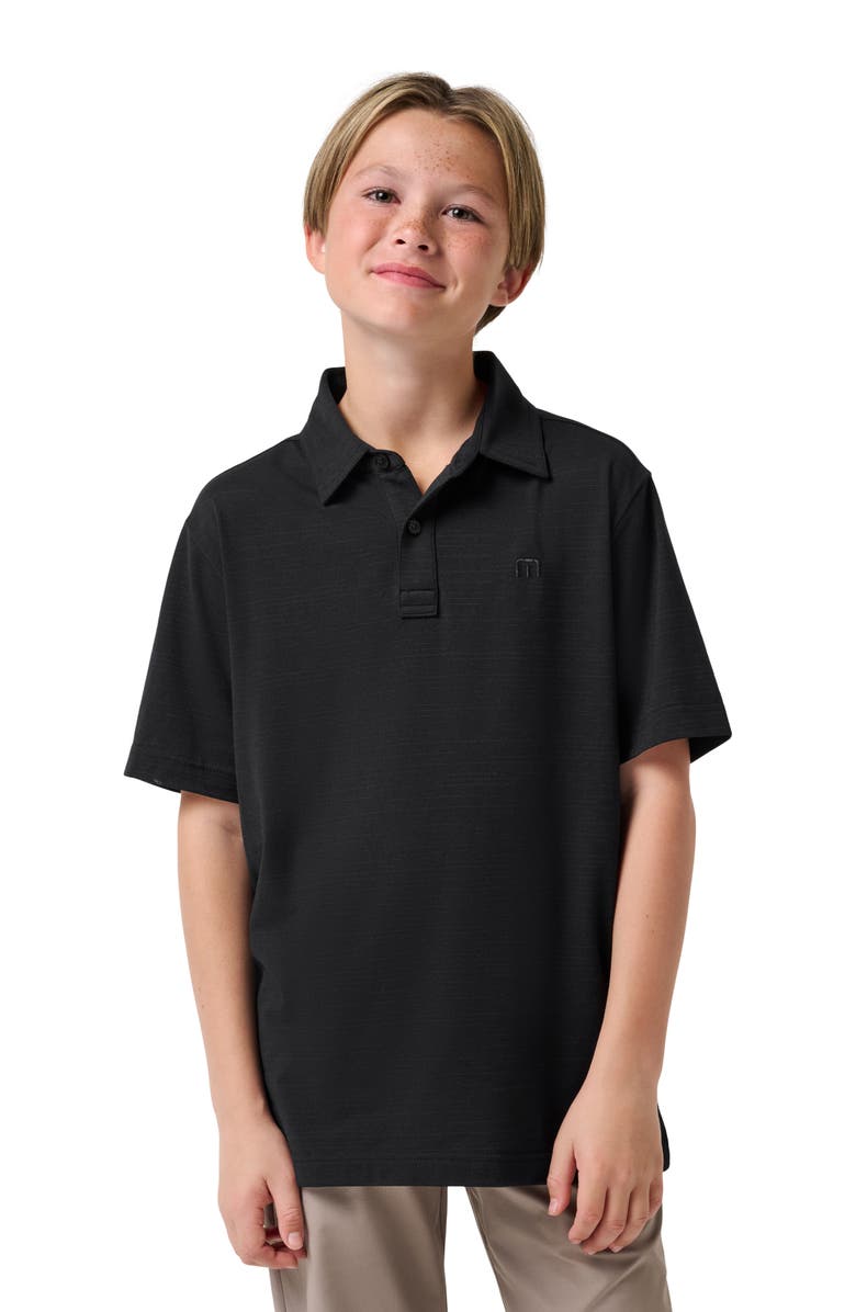 TravisMathew Kids' Y The Heater Polo, Alternate, color, Black