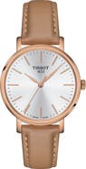 Tissot Everytime Leather Strap Watch, 34mm