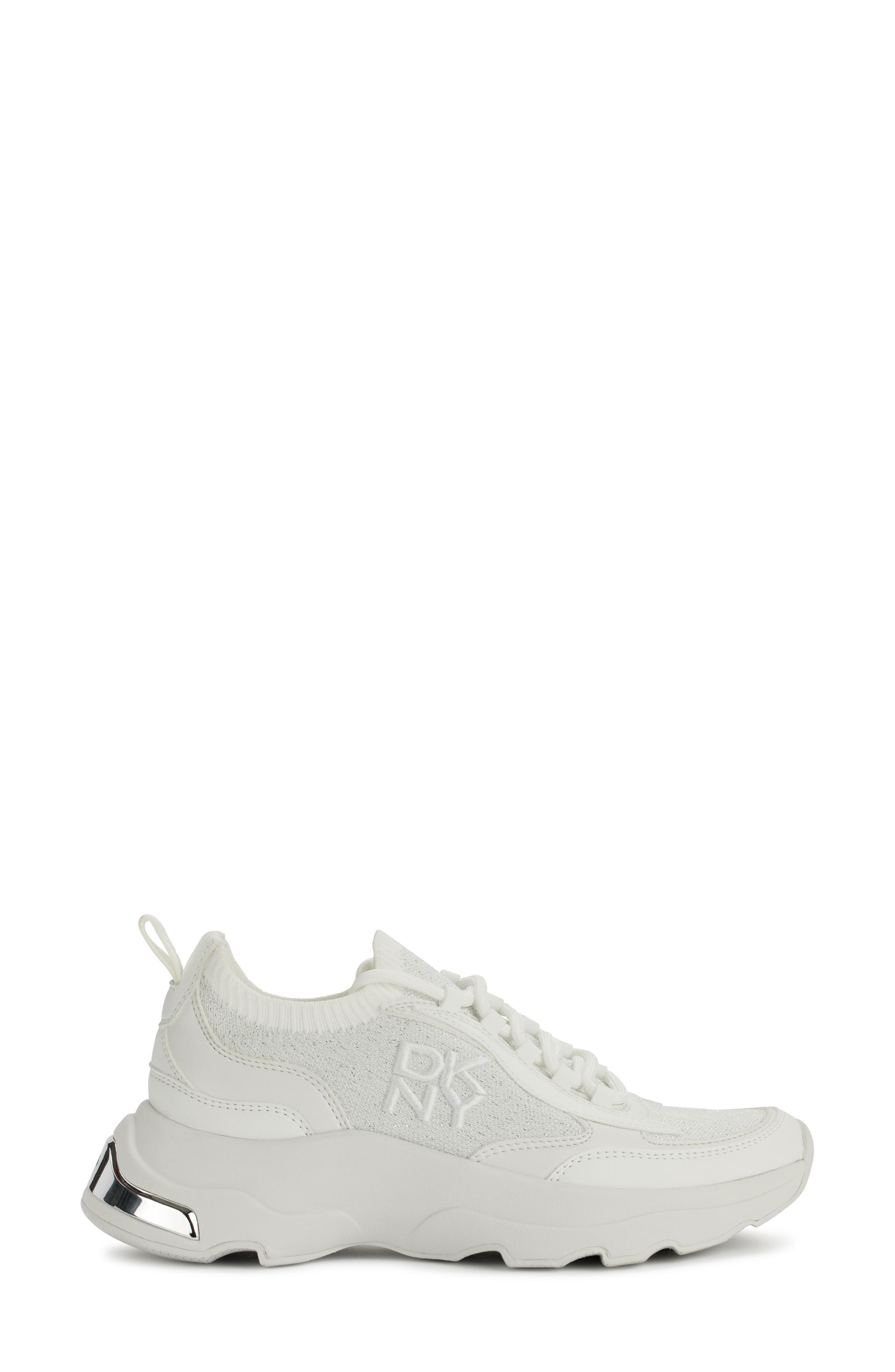 DKNY Jami Sneaker, Alternate, color, Bright White