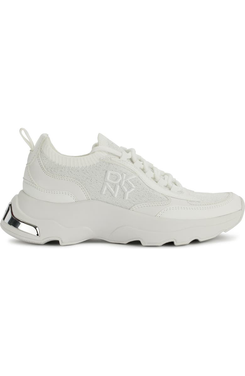 DKNY Jami Sneaker, Alternate, color, Bright White