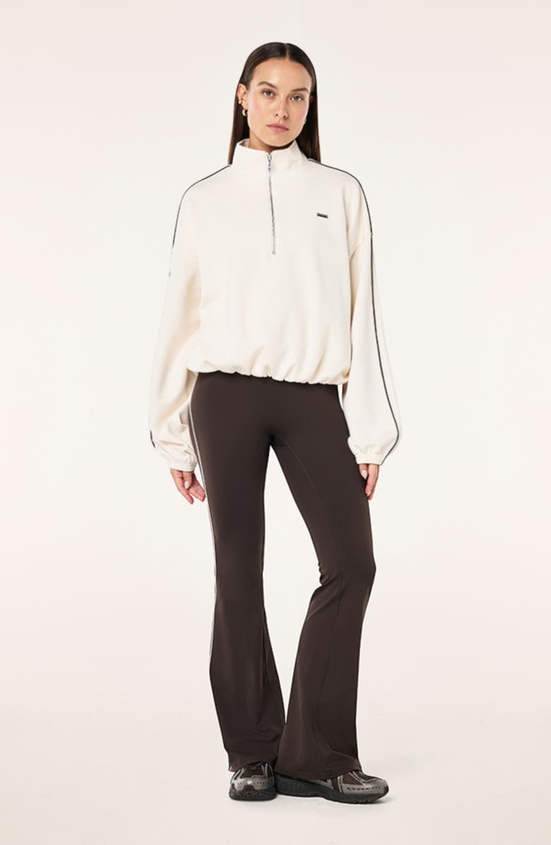 P.E Nation Precision Half Zip Top, Alternate, color, Whisper White