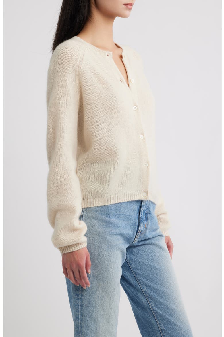 Peroline Cashmere Cardigan, Alternate, color, DOGWOOD