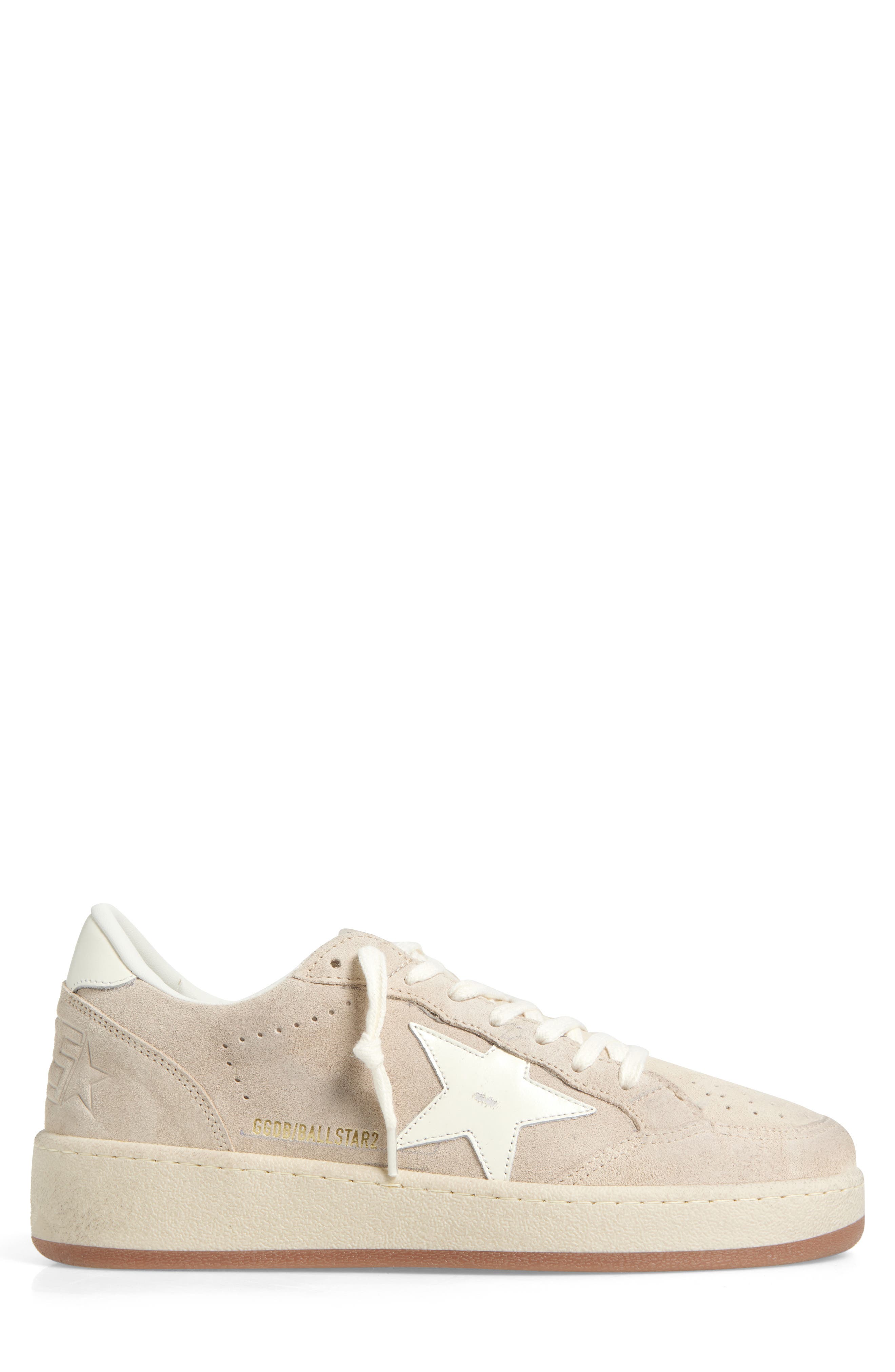 Golden Goose Ball Star 2 Low Top Sneaker, Alternate, color, Light Beige/ Milk