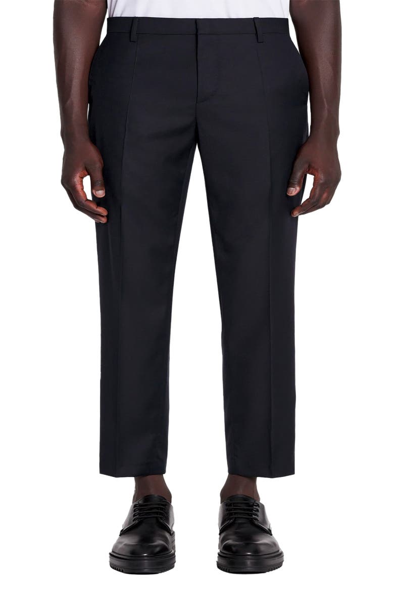 Lanvin Cigarette Trousers, Alternate, color, Navy Blue