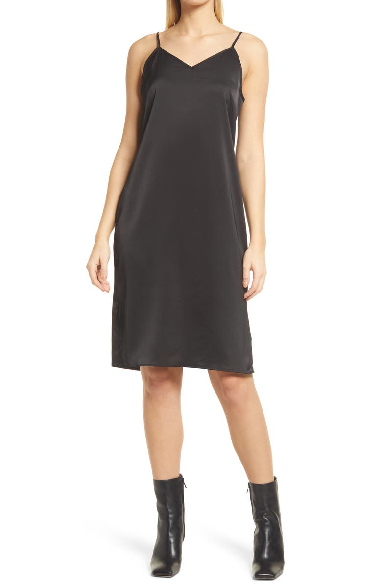 Sam Edelman Crewneck Sweater & Slipdress, Alternate, color, 