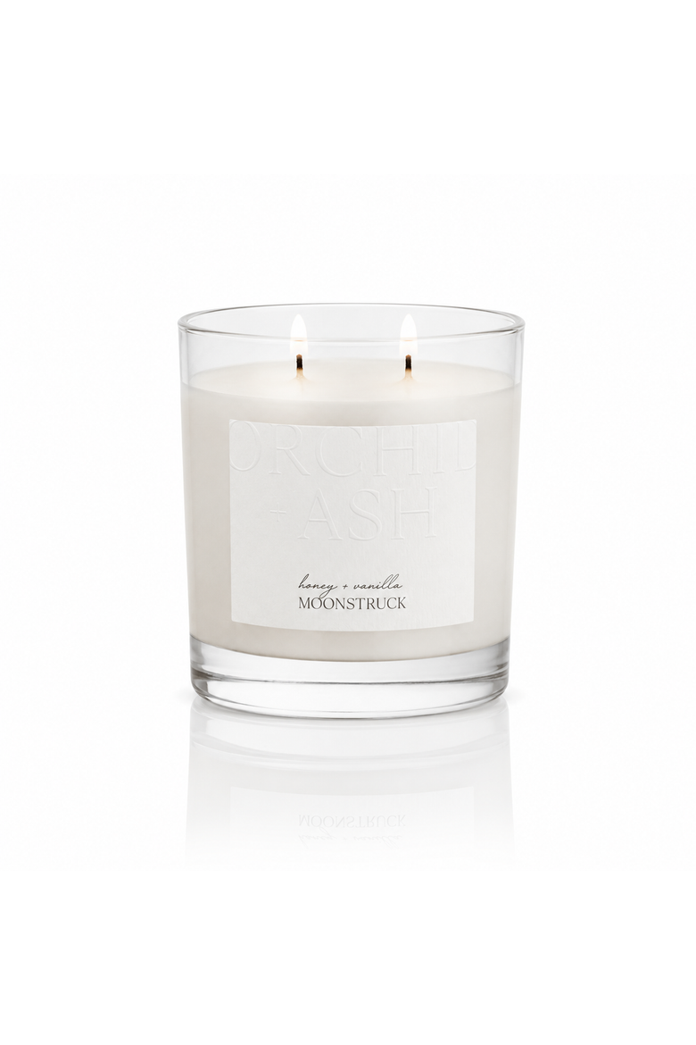 Moonstruck Natural Candle - Honey + Vanilla, Main, color, None