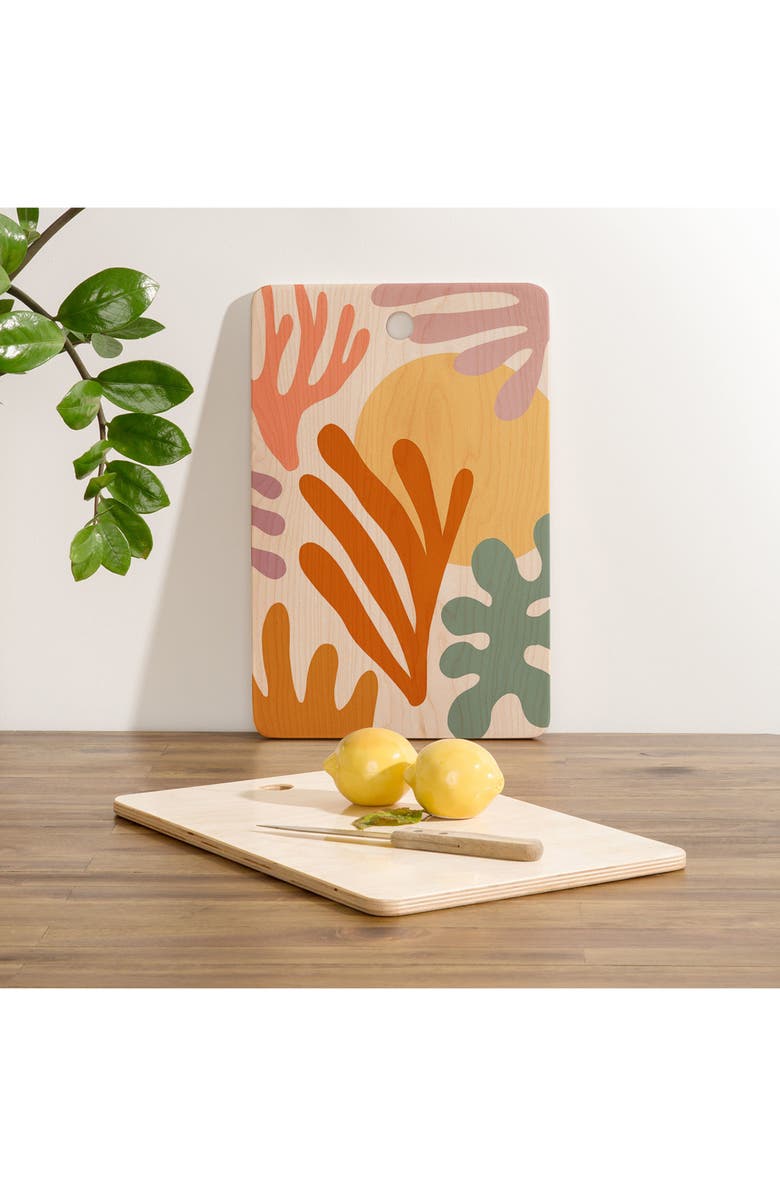 Deny Designs Rachel Szo Seagrass Sun Cutting Board, Alternate, color, Multi